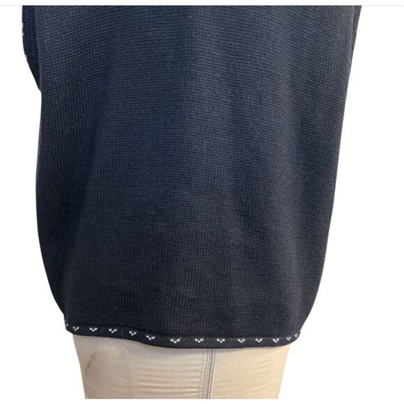 Bechamel Women’s Sweater Vest Button Front Sz. XL Substantial Round Neck - Picture 6 of 8